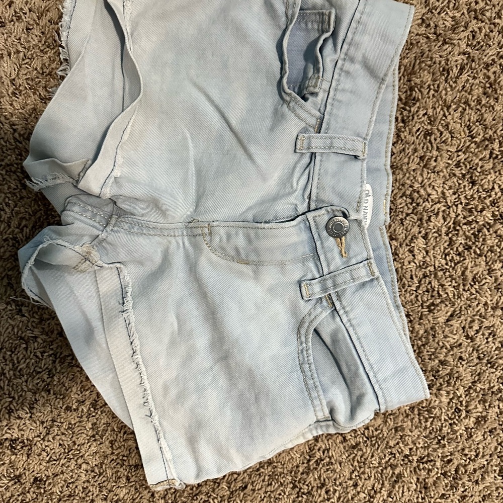 Old Navy Light Blue Denim Girl Shorts